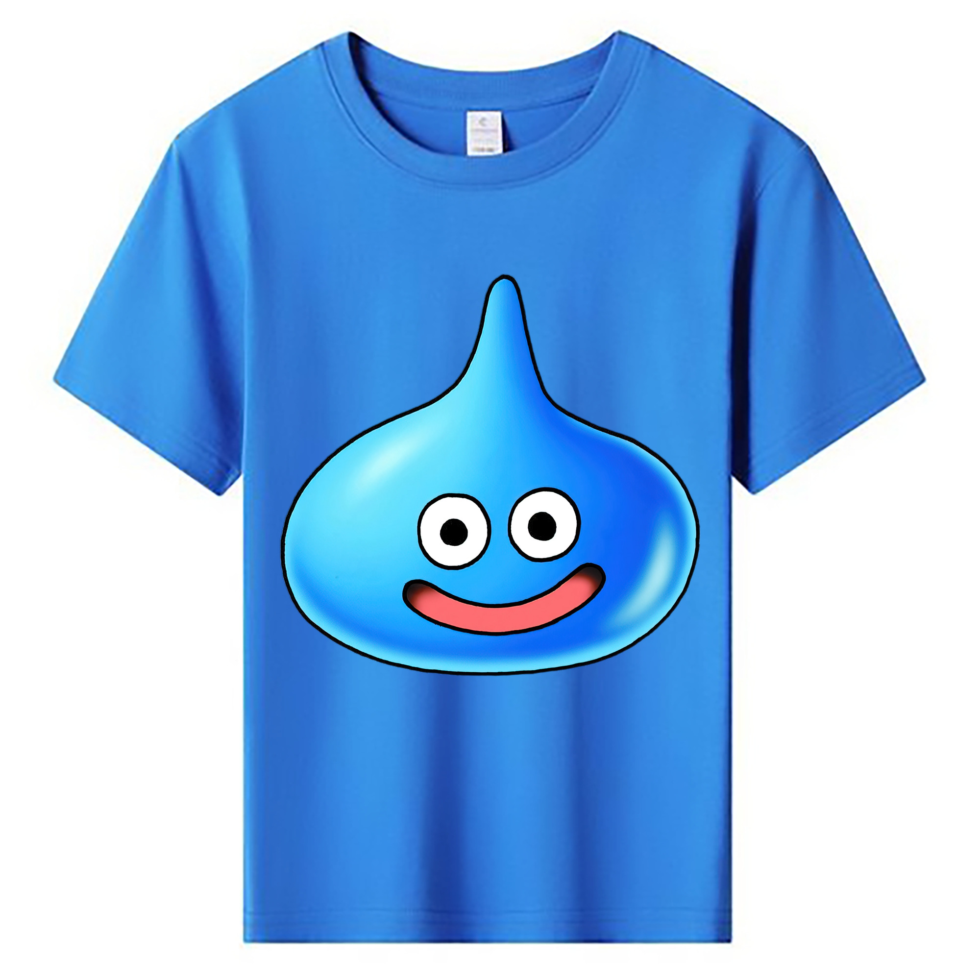 （画像用） ドラゴンクエスト Doragon Kuesuto Dragon Quest 綿100％キッズTシャツ（フロントプリント）